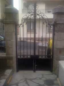 traitement anticorrosion et thermolaquage portail à biarritz